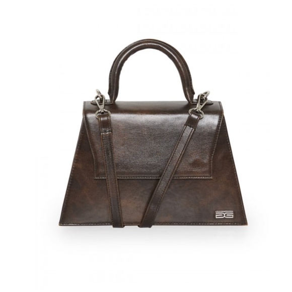 347. GESTUZ Harvey GZ Faded Brown Lamb Leather Cross Body Bag $350 GUC - Picture 1 of 5